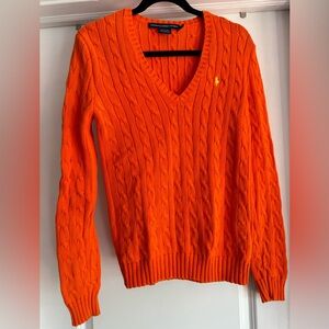 Ralph Lauren Orange Sweater
